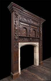 Specialise in restoration of period fireplaces. Jacobean Fireplace W100 From Ryan Smith Ltd Specialists In Antique Fireplaces Reproduction Firepl Jacobean Architecture Antique Fireplace Wooden Fireplace