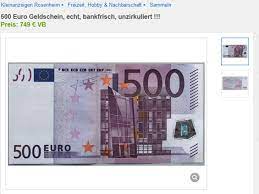 +380 963 270 379 banknoten zum sonderpreis. Ebay Jetzt Gibt S 500 Euro Scheine Und Zwar Fur 750 Euro Focus Online