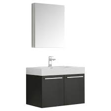 fresca vista 30 in. vanity in black