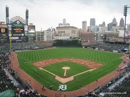 Comerica Park Home Of The Detroit Tigers Detroit Baseball Park Major League Baseball Stadiums
