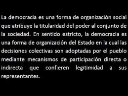 O que significa democracia ? Que Significa Democracia Youtube