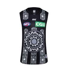 Fremantle dockers guernsey 2016 indigenous kids size 12. Collingwood Magpies Isc Mens Adults Indigenous Jumper Guernsey
