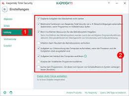Anpassen Der Einstellungen Von Kaspersky Total Security 2018 Zur Erhohung Der Computerleistung