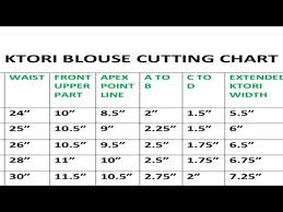 Ktori Blouse Cutting Chart