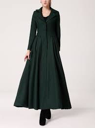 Vintage Ladies Floor Winter Dress Ankle Full Length Coat Very Long Jacket Abel Winter Coat Dress Woollen Dresses Winter Dresses