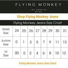 Flying Monkey Flare Jeans Size 28 30 Sold Out Nwt