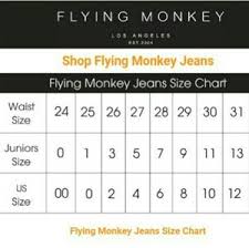 flying monkey flare jeans nwt