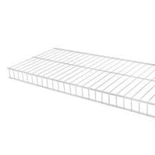 Rubbermaid Linen 12 Ft X 12 In White Wire Shelf 1884663 Wire Shelving Shelves Organizing Wires