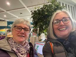 I bumped into Gillian in Bingham today 💕