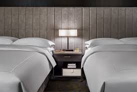 What better way to maximize the space in a small room than by hiding your bed in the wall? Hotel X Toronto Signature Room Queen