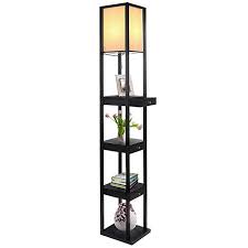 Brightech Maxwell Led Drawer Edition Shelf Floor Lamp Modern Asian Style Standing Lamp With Soft Diffused Upli Svetilniki Lampa Landshaftnyj Dizajn