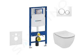 Bâti support pour wc suspendu. Geberit Duofix Bati Support Pour Wc Suspendu Avec Plaque De Declenchement Sigma20 Blanc Chrome Poli Ideal Standard Tesi Cuvette Et Abattant Aquablade Softclose 111 300 00 5 Nu4 Sanitino Fr