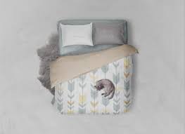 The bedding mockup designs allow you to easily display your designing samples and layouts into a professional manner to the clients. Bed Linen Free Psd Mockup Bright And Dark Background Free Mockup