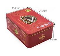 Custom coffee container for coffee food safety cans red ...