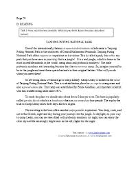 Jawaban bahasa inggris kls 9 halaman 135 brainly co id. Tanjung Puting National Park Bahasa Inggris Belajar