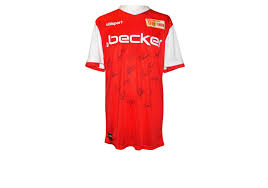 Fc union berlin zuhause 2020/2021; Vom Gesamten Team Signiert Trikot Von Union Berlin