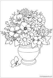 38+ flower pot coloring pages for printing and coloring. Flowers Kept In Pot Coloring Pages Nature Seasons Coloring Pages Coloring Pages For Kids And Adults