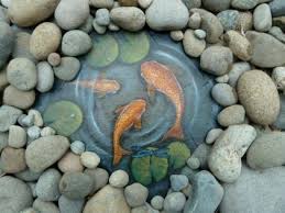 Over 40 Of The Best Rock Painting Ideas Garden Art Diy Pond Painting Garden Art