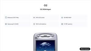 O2 XDA Argon Image Gallery ...