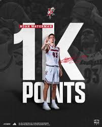 That's 1,000 career points...