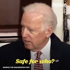 WATCH: Joe Biden is not safe. Not safe for the planet. Not safe for our  health. Not safe to run against Trump. Real safety is worth fighting for.  #Bernie2020