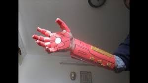Why not get a head start and make your own iron man. How To Make An Easy Paper Iron Man Hand Youtube