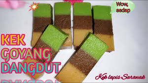 Boleh digunakan untuk membuat kek lapis gulung dan juga yang lapis biasa sahaja. Kek Goyang Dangdut Kek Lapis Sarawak Youtube