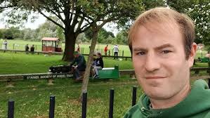 Ernest Henry Upton in action Watford