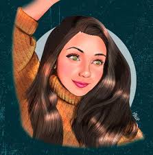 How to paint a backlit sunflower image?