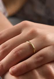2 Mm Thin Gold Wedding Bands Are 14k Solid Gold Not Filled Or Plated Classic Thin Wedding Solid Gold Ring In 14k Gold Rose Gold White Gold 3 Mm Wed Yuzuk