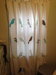 Pier 1 Bird On Wire Curtains Were Our Inspiration For These Diy Embroidered Panels Small Space Nursery Curtains Nursery Neutral