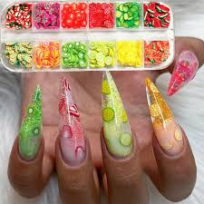 Dynamic nail supply is the best nails art supply store in houston texas. Buy Online 12 Patterns 3d Nail Art Decoration Cute Flowers Fruit Clay Slice Nail Art Decoration Colorful Nail Glitter Sequins Manicure Alitools