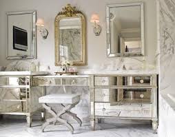 Polished edge bath mirror features sleek, polished edges and a classic frameless design. Mirrored Bathroom Vanity French Bathroom