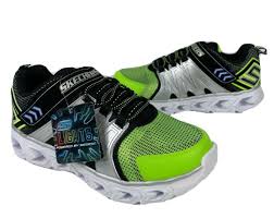 Sketchers Big Boys Size 3 Silver Lime Light Up Hypno Flash Walking Shoes New Sketcher Shoes Sketchershoes In 2020 Sketchers Shoes Shoes Skechers