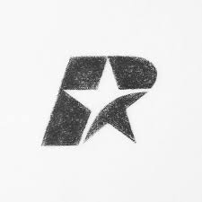 Black And White Rockstar Logo Rockstar Logo Design Process Created By David D David Dron For The Chance To Be Featured Post Your Wor Logo Design Process Logo Design Branding Design Logo