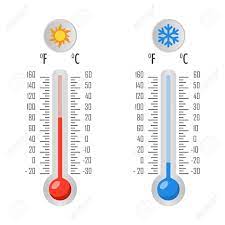 30 degrees celsius, 86 fahrenheit celsius and fahrenheit scales thermometer with shadow on white background. Celsius And Fahrenheit Thermometer Vector Illustration Isolated Royalty Free Cliparts Vectors And Stock Illustration Image 122163972