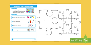 Some public television programs stimulate visits to the zoo, libraries, bookstores, museums and other active recreational settings, and. Harmony Day Puzzle Piece Free Painting Teacher Made