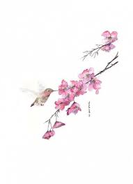 59 Ideas Tattoo Bird Watercolor Cherry Blossoms For 2019 Cherry Blossom Tattoo Blossom Tattoo Sakura Tattoo