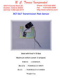 RCT-567 Park Sensor.cdr