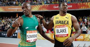 Explore tweets of akani simbine @akanisimbine on twitter. Cwg 2018 Akani Simbine Stuns Yohan Blake To Win 100m Race In 10 03 Seconds