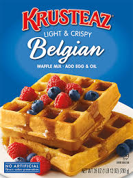 For a more nutritious diet, select foods that fall on the right half of the map. Belgian Waffle Krusteaz