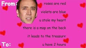 #i love johnny but hes a fingernail boyo #jjba #steel ball run #johnny joestar #funny valentine #sbr …. E Card Of The Day You Caged My Heart Meme Valentines Cards Valentines Day Cards Tumblr Funny Valentines Cards