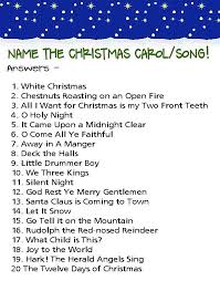 Did you know that each nation. 7 Best Printable Christmas Song Trivia Printablee Com