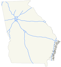 The map shows the number of electoral votes for each state according to the 2020 census. Interstate Highways In Georgia Picture Click Quiz By Darkgreen Orange