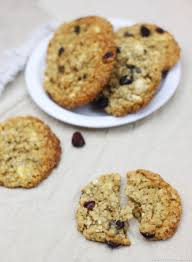 Cookies Aux Flocons D Avoine Chocolat Blanc Cranberries Recette Alimentation Gateau Sucre Flocon Avoine
