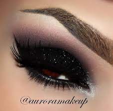 Pin By Nitza Campos On Hair Nails And Makeup Glittery Eye Makeup Black Eye Makeup Eye Makeup