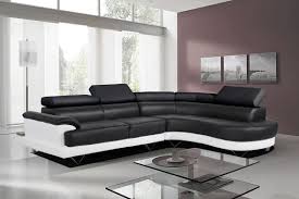 The cosmo sofa is perfect for those looking for contemporary, clean lines that flow with virtually any room style. Cool Black And White Leather Sofa Cosmo Black Lyla Stores