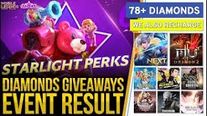 Generate free diamonds & coins for garena free fire on any device. 78 Diamonds Giveaways Event Result May 23 2021 Mobile Legends Bang Bang Candy Bear Skin Youtube