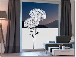 Milchglasfolie Mit Hortensie Als Sichtschutz Haus Deko Sichtschutzfolie Sichtschutzfolie Fenster