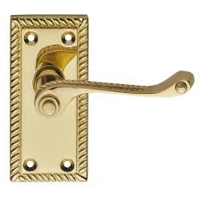 What kind of handles are used on victorian door handles? Wilko 6 Pack Polished Brass Finish Georgian Door Handles Wilko